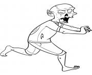 running zombie