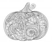 halloween pumpkin zentangle adult