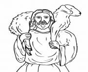 jesus with sheep