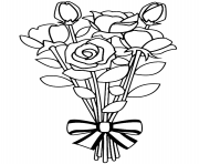 bouquet of flowers sheet