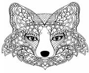 mandala vixen animal adult