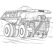 caterpillar mining truck