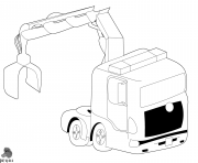 truck with crane