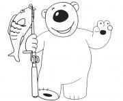 Poby Polar Bear Fisherman