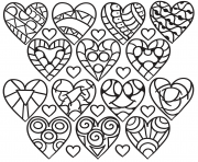 hearts pattern