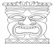 tiki totem mask