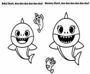 baby shark and mommy shark