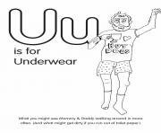 U is for Underwear