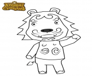 animal crossing lion