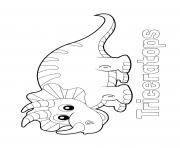 dinosaur easy triceratops for preschoolers