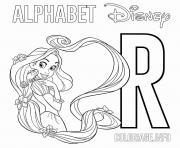 R for Rapunzel Disney