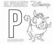 P for Pumbaa