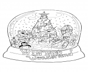 Winter Wonderland Snowglobe