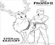 Frozen 2 Sven and Kristoff looking for Elsa