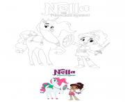 Princess Nella and Unicorn Trinket