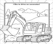 blippi i like to drive an excavator