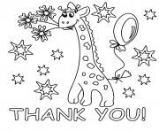 thank you giraffe