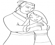 li shang comforts mulan