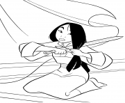 mulan cuts her hair