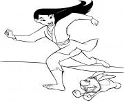 mulan makes a race