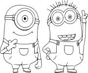 Stuart and Phil Minions