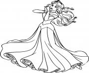 Aurora in a Beautiful Dress Disney Princess