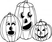 Three Different Jack O Lantern