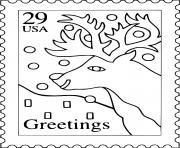 Reindeer Stamp