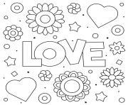 love flowers stars circles