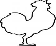 Chicken Outline